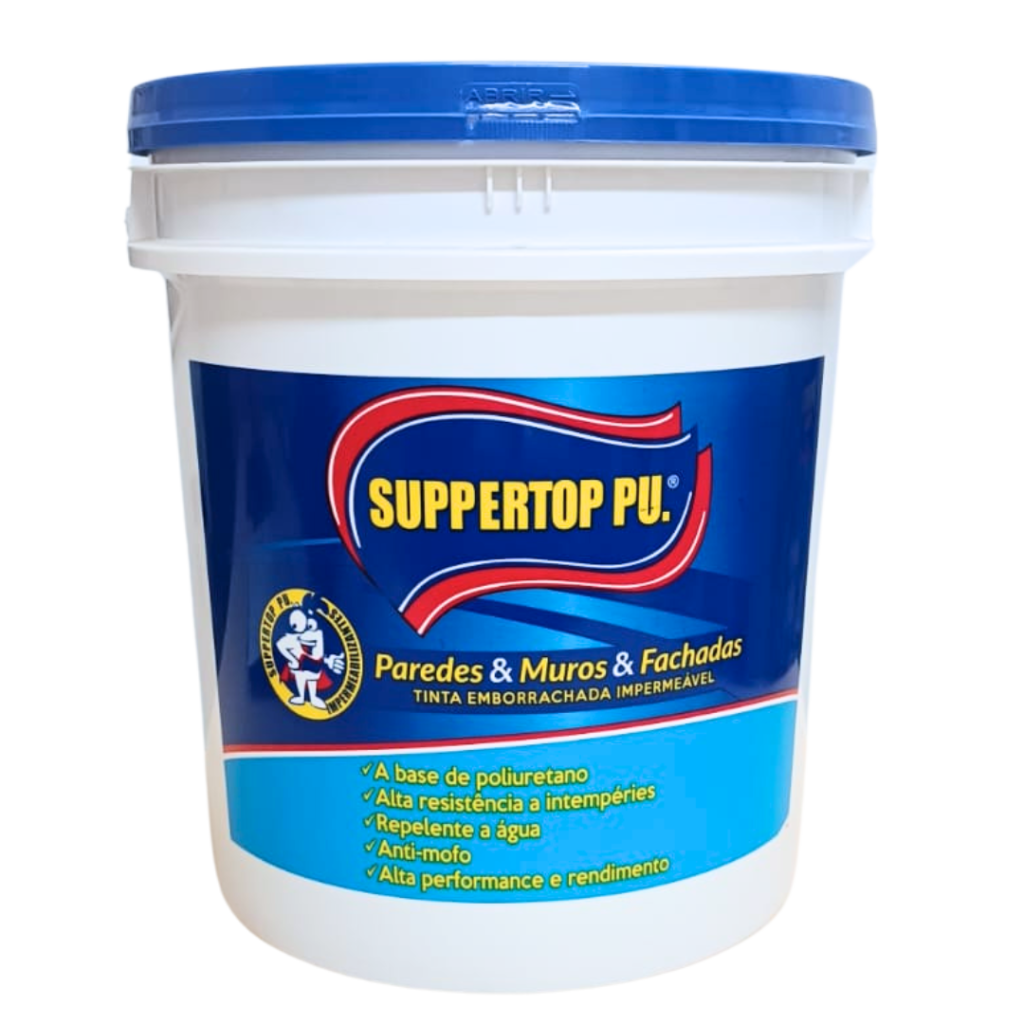 SUPPERTOP PU PAREDES E MUROS CINZA 18 KG
