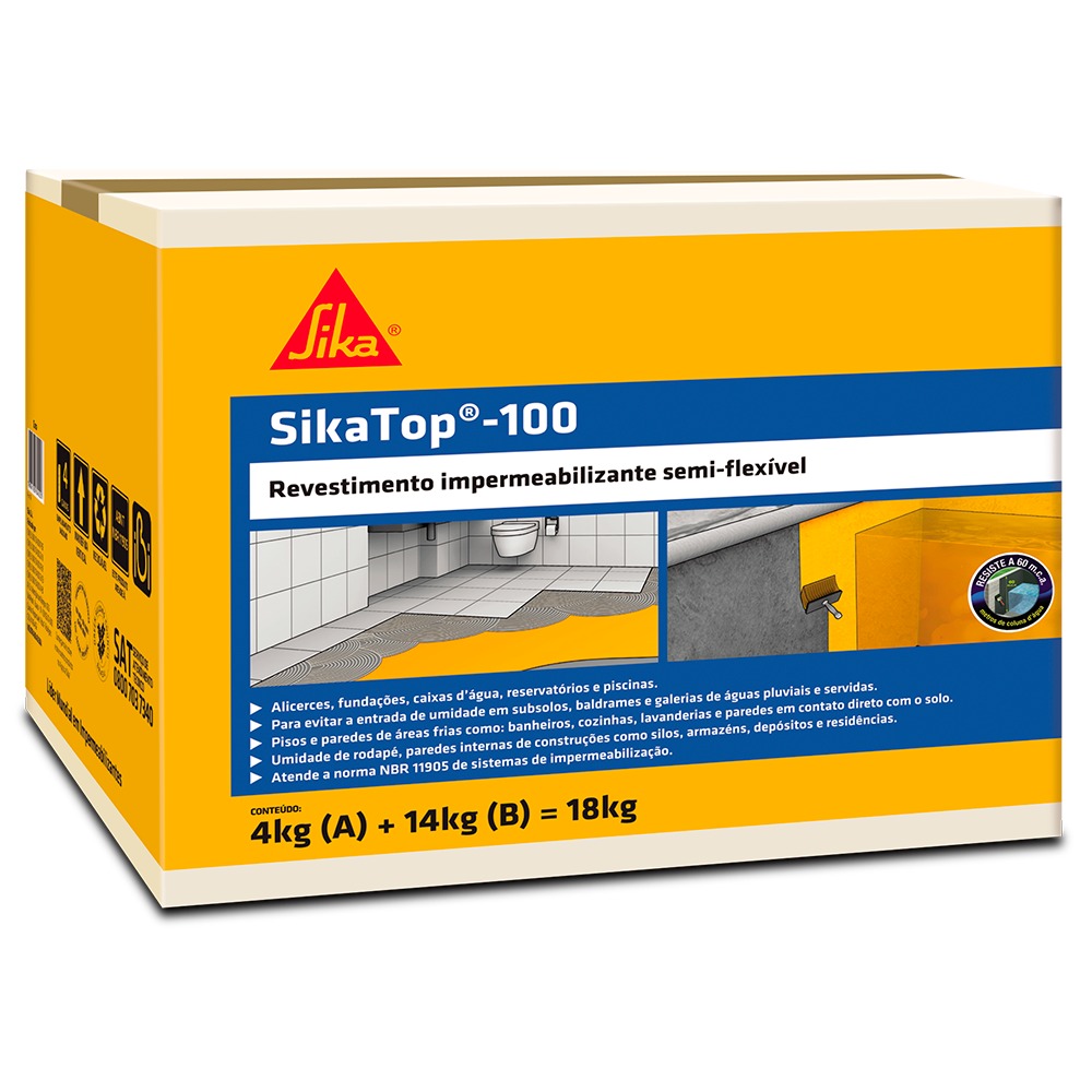 SIKA TOP 100 CAIXA 18 KG