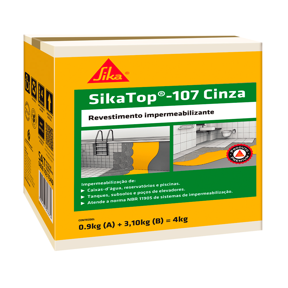 SIKA TOP 107 CAIXA 18 KG
