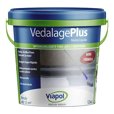 VEDALAGE PLUS MANTA LIQUIDA BRANCO 12 KG VIAPOL