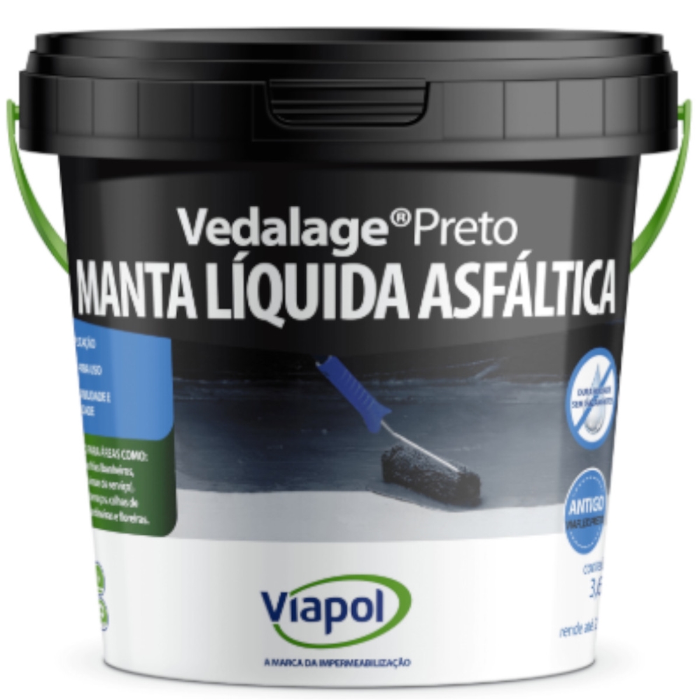 VEDALAGE PRETO MANTA LIQUIDA 3,6 LITROS