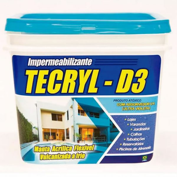 TECRYL-D3 MANTA LIQUIDA BRANCO 4 KG