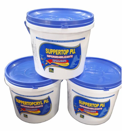 SUPPERTOPCRYL PU CINZA 3,6 KG