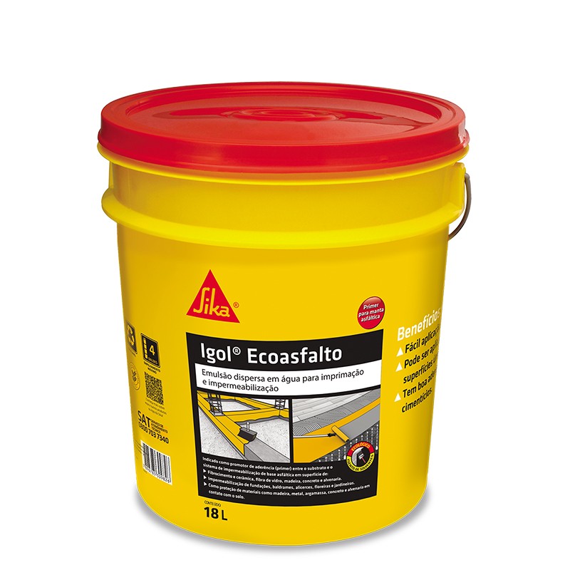 SIKA IGOL ECO ASFALTICO 18 LITROS
