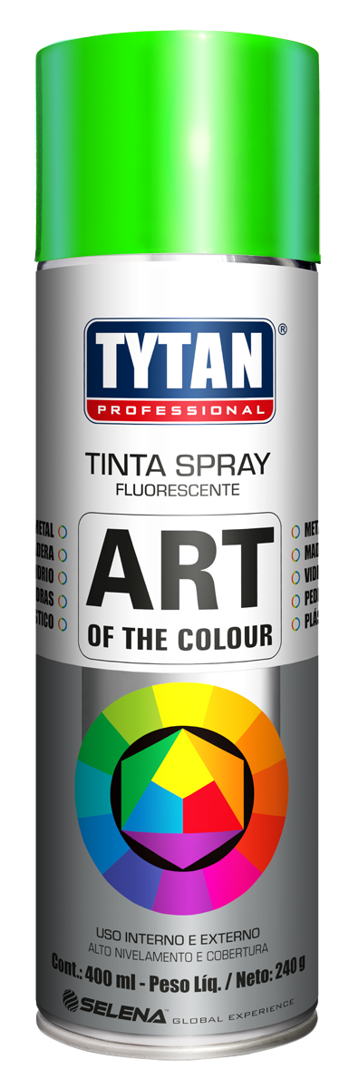 TINTA SPRAY FLUORESCENTE