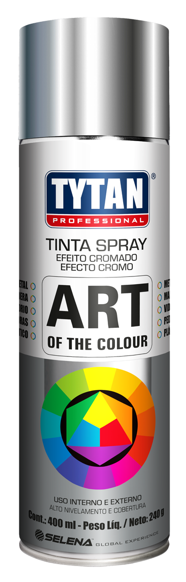 TINTA SPRAY EFEITO METÁLICO