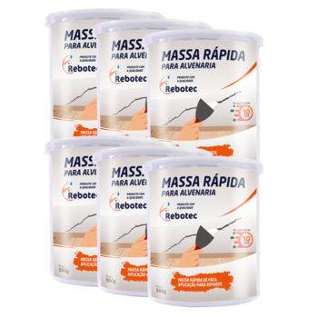REBOTEC MASSA RÁPIDA PARA ALVENARIA 500G