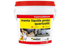 impermeabilizante manta líquida preta quartzolit