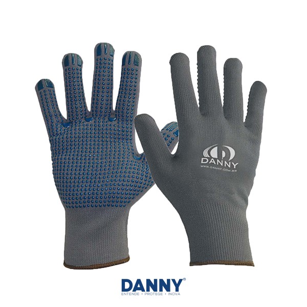 LUVA PIGMENTADA POLIFLEX CINZA (G) DANNY
