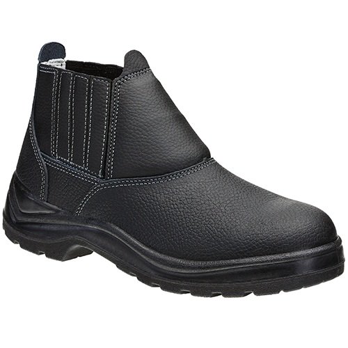 BOTA PRETA ELASTICA COM BICO PU Nº39 U-SAFE
