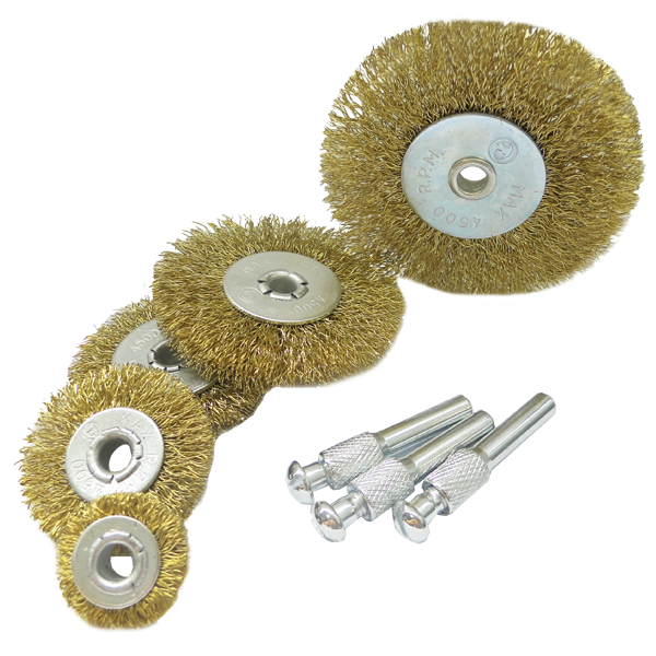 KIT DE ESCOVA CIRCULAR 8 PEÇAS GUEPAR