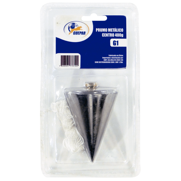 PRUMO DE CENTRO METÁLICO 400GR GUEPAR