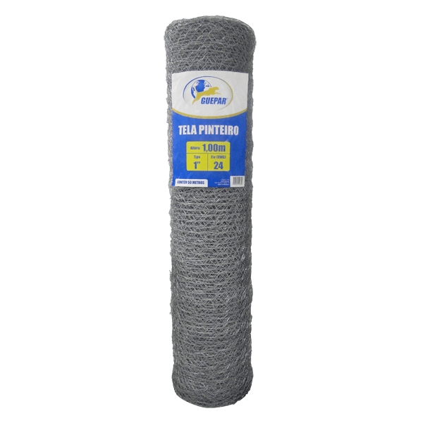 TELA VIVEIRO 1,00X50MT 1/2 GUEPAR